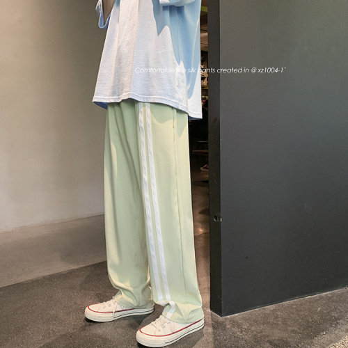 夏季拖地冰丝西裤织带直筒超薄垂感拖地裤XZ1004-1KZ1669P38图片