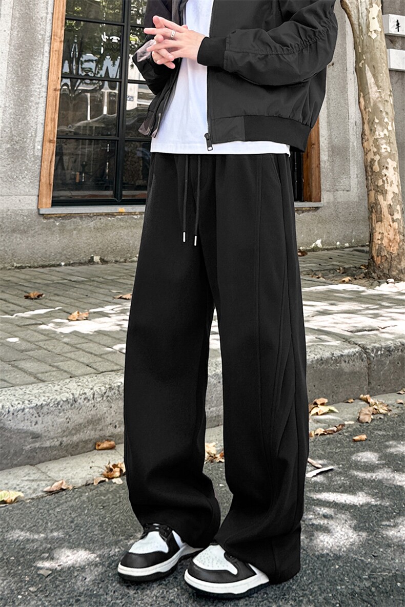 冬季新款星空尼重磅长裤直筒休闲裤抖音品质A111-A507特批40,男装休闲裤,电商基地A111