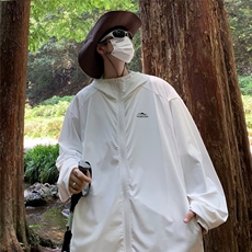 青春流行男夹克文艺潮双拉链冰丝防晒外套P38，男装夹克，星座1116-2