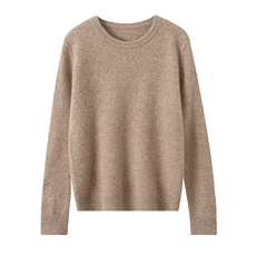 蓬松软糯~拉绒圆领纯山羊绒衫女宽松保暖2025秋冬新款针织大毛衣，男装羊毛衫，暮绒羊羊绒