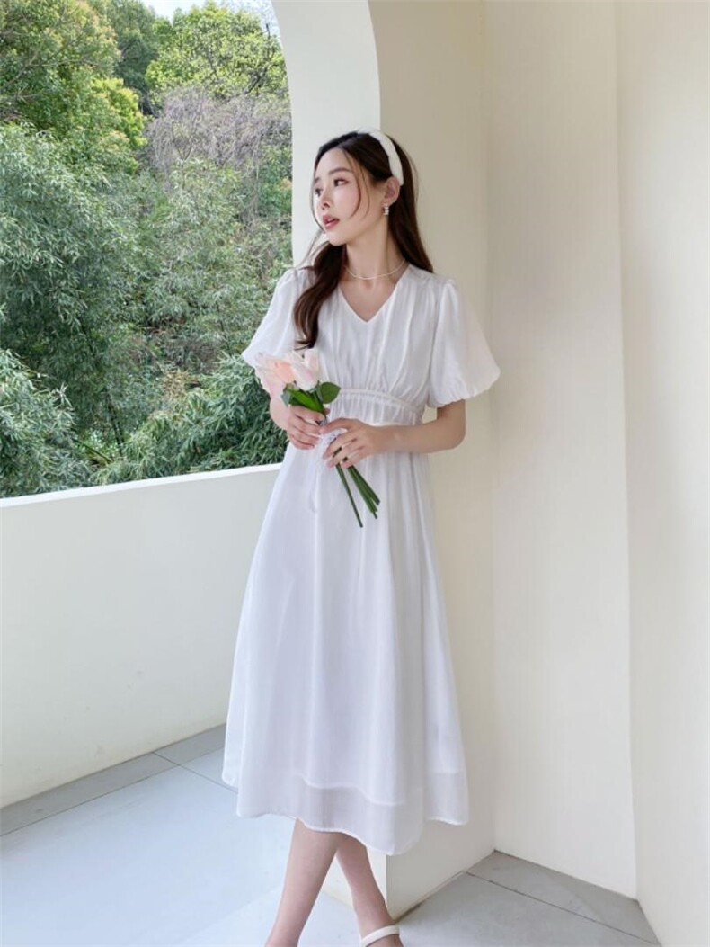 修身显瘦连衣裙，女装连衣裙，天使公主