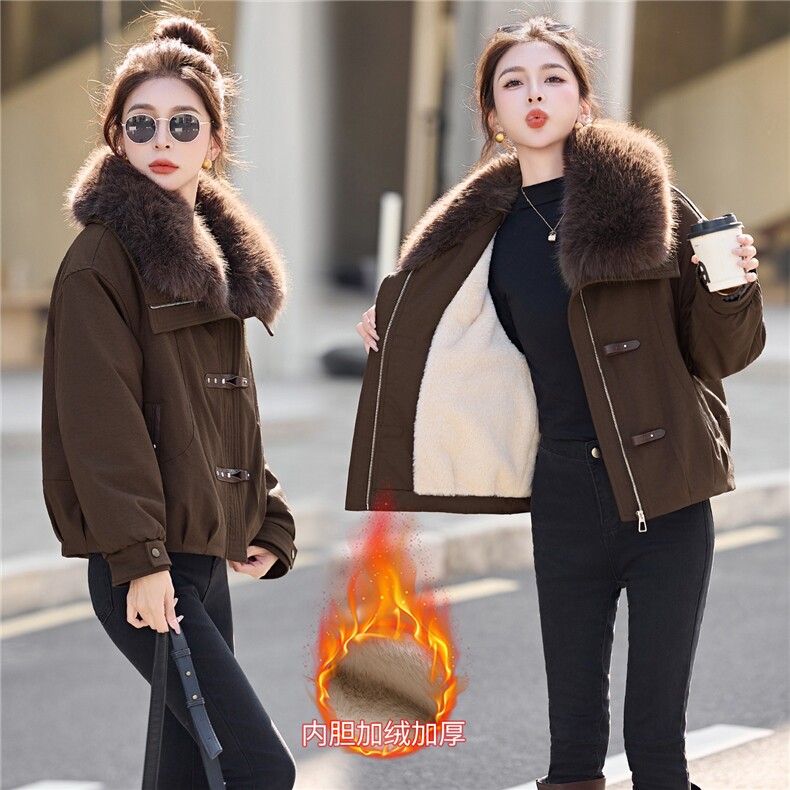 2025年冬时尚精品加棉加厚派克服（）,女装派克服,梦依缘