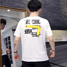 6907-P30夏季短袖t恤男士潮牌圆领刺绣半袖男装潮流体恤，男装T恤，电商D310（原电商305）