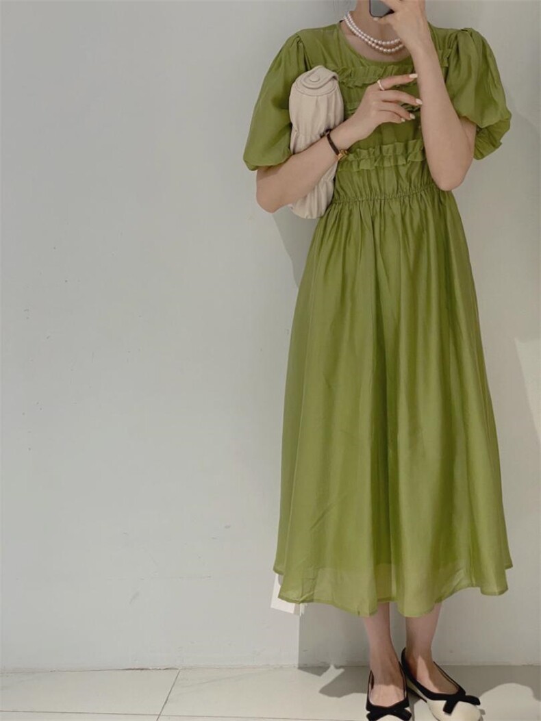 松紧腰裙，其它，驿谷