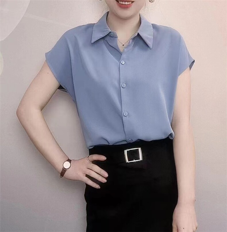 2025时尚百搭简约无袖衬衣,女装T恤,思沃羊绒