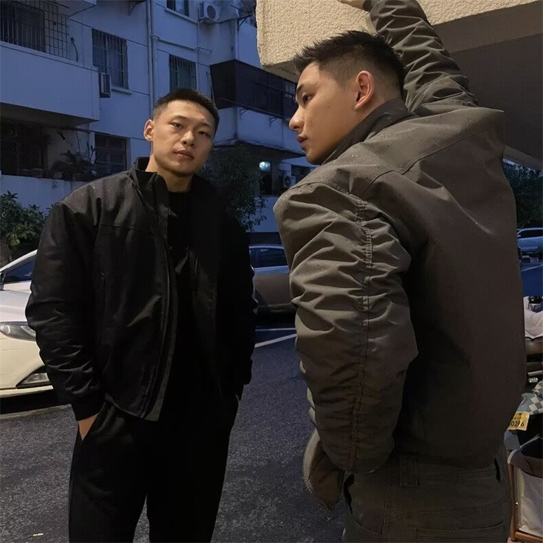 2025春秋痞帅外套男高街潮牌港风日系原宿风韩版潮流宽松夹克,男装夹克,四季星座505