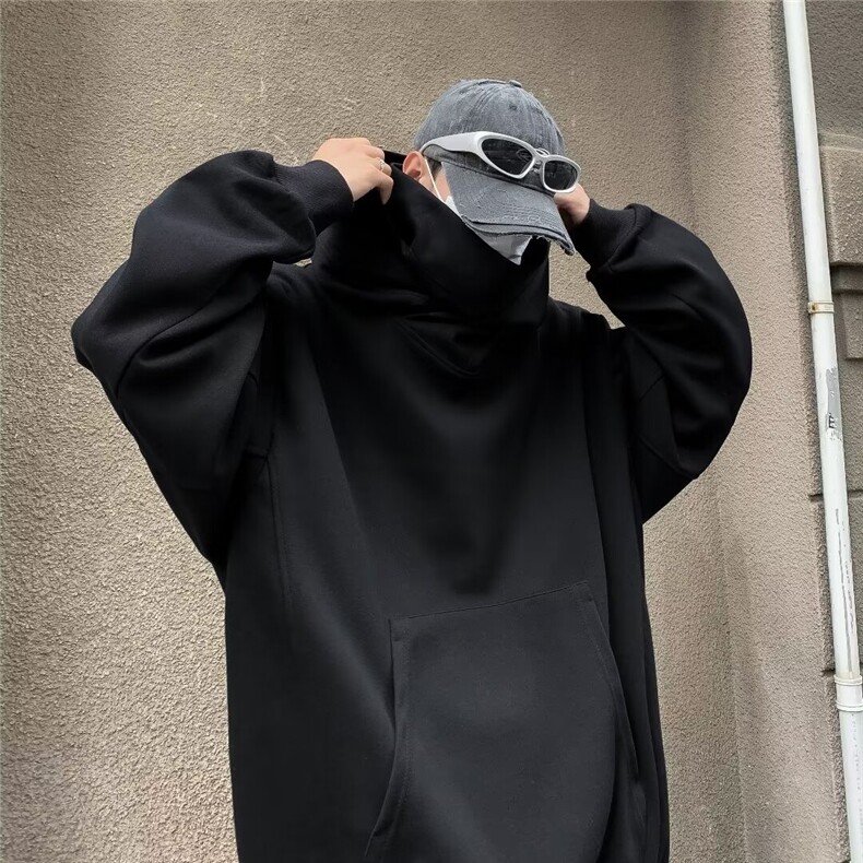 加绒卫衣男潮ins港风潮流QW28P50,男装卫衣,星座1116-2