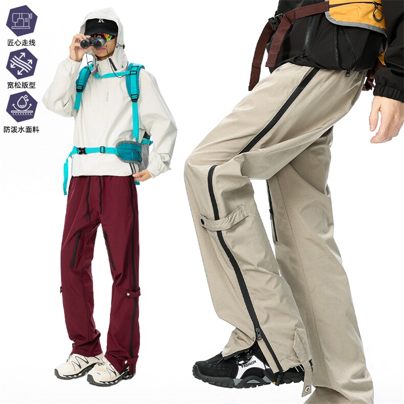 美式机能冲锋裤男款春秋工装裤子户外运动登山裤AK021-P50,男装工装外套,星座308B-2