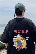 JT55012-P25假两件短袖t恤男大码胖子半袖体恤半截袖港风，男装T恤，电商A040