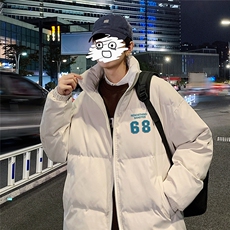 秋冬新款韩版加厚保暖立领宽松棉服外套男MY62020P115控135，男装棉衣，电商A268A