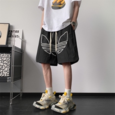 （现货）抖音品质休闲裤中裤男夏五分裤宽松刺绣短裤DK1506-P45，男装牛仔裤，星座810(原QT5070)