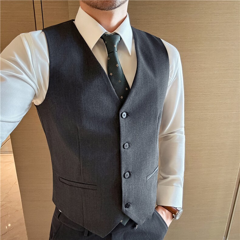 M-7XL-伴郎服兄弟装男婚礼西装马甲纯色坎肩背心DMJ7056-P40特,男装背心/马甲,电商A213
