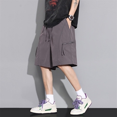 现货夏季工装短裤男ins潮牌休闲百搭潮流痞帅五分裤D02520-P38，男装牛仔裤，星座308B-2