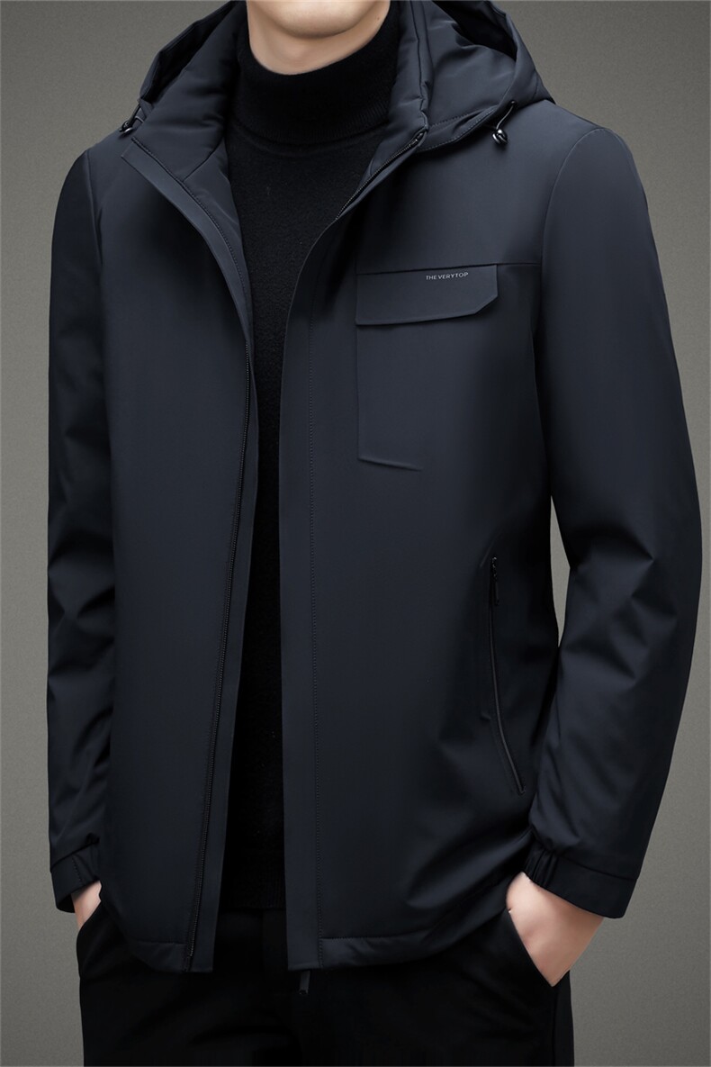 BAMJ-8935钱塘2020-2中年男士冬季厚款商务休闲简约羽绒服P265,男装羽绒服,钱塘207-2