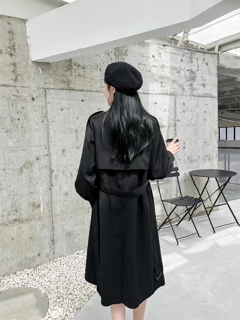 韩版风衣，女装风衣，春语雨桐