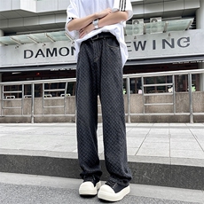 夏季新款星空纹牛仔裤宽松休闲水洗潮流直筒裤，男装牛仔裤，星座410-6（原星座1304-1）