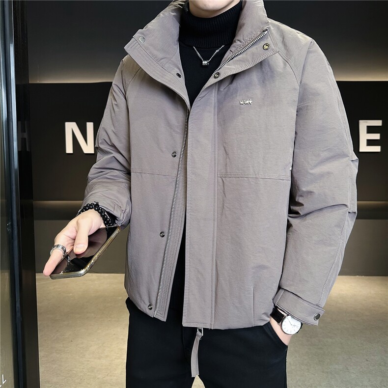 标50绒羽绒服男冬季2025新款立领时尚外套A313-3306-P215,男装羽绒服,电商A313