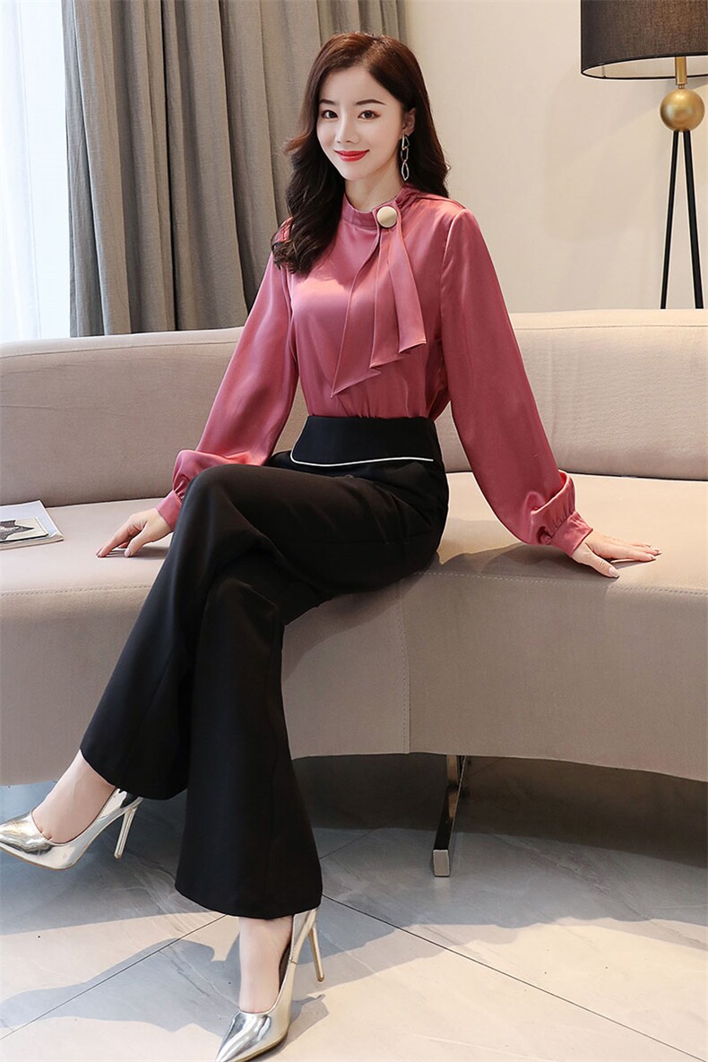 2021春季时尚百搭简约通勒两件套,女装套装/套裙,丽美静依