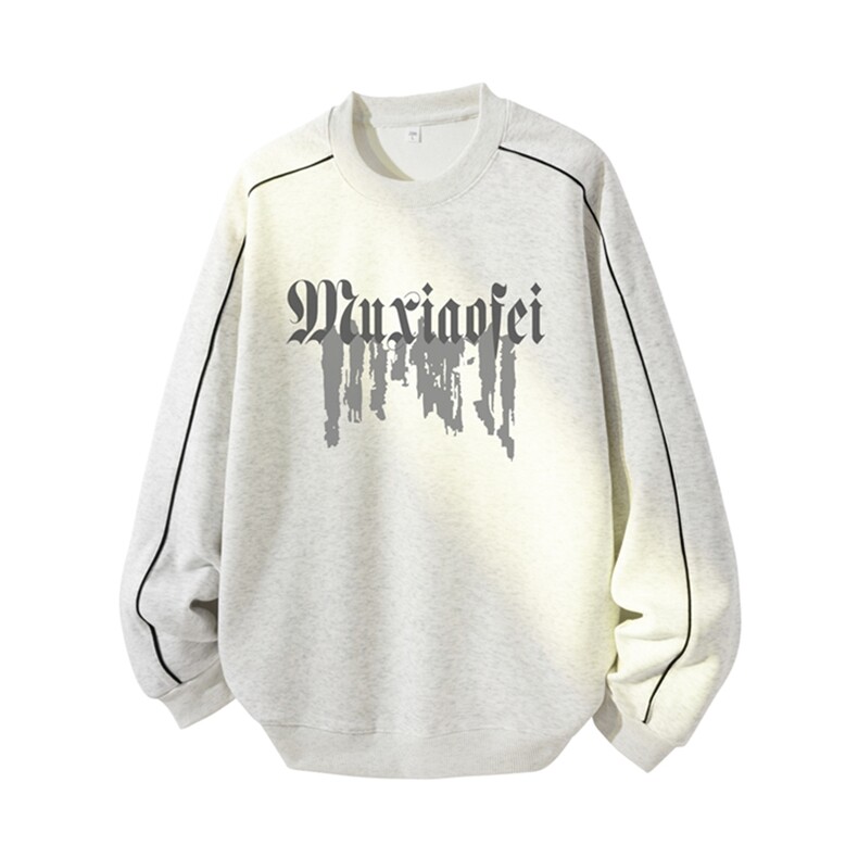 得物供货、复合重磅420克现货圆领卫衣宽松HD019-1-YLT2561-特P35，男装卫衣，电商019-1