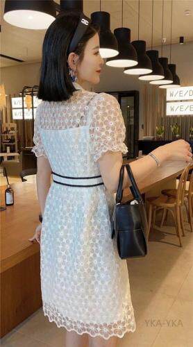 〔现货〕夏季新款，高端定制款连衣裙，单色，三个尺码，女装连衣裙，1.2.3.4