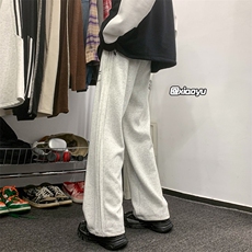 XZ616秋季新款印花卫裤折皱设计感休闲裤TY970M-5XLP45控，男装休闲裤，星座512A（原616）