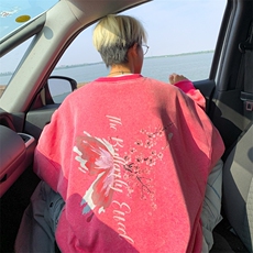 美式潮牌重磅水洗做旧圆领卫衣力推大码男XZ517A-BK15551-P58，男装卫衣，星座517A