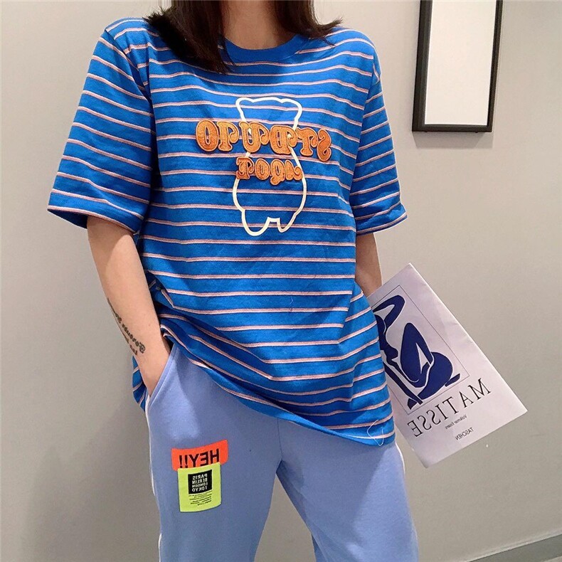 2021年横条T新品，女装，尚映