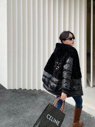 现货秒发冬装皮毛外套马夹系列，女装马夹，橙色恋人