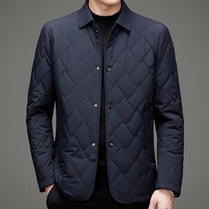 2023冬季新款短款翻领保暖外套双面呢羽绒棉服MSNA22M309-P243图片