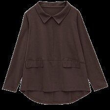 大码宽松休闲上衣春季新款长袖显瘦百搭时尚女装，女装大码女装，秋牧寒烟