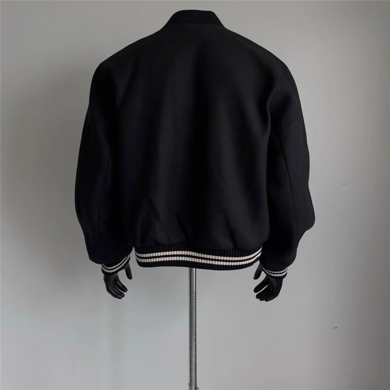 【有货】DJK945-P63美式重磅斜纹廓形时装短款棒球服外套棉衣男潮,男装棉衣,星座603-2