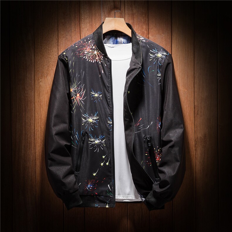 春装新款男士夹克外套胖子宽松男上衣加肥加大码L-8XL  803-5P70图片