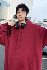 ！连帽圆领卫衣男装港风帽衫男 LM190-P35图片
