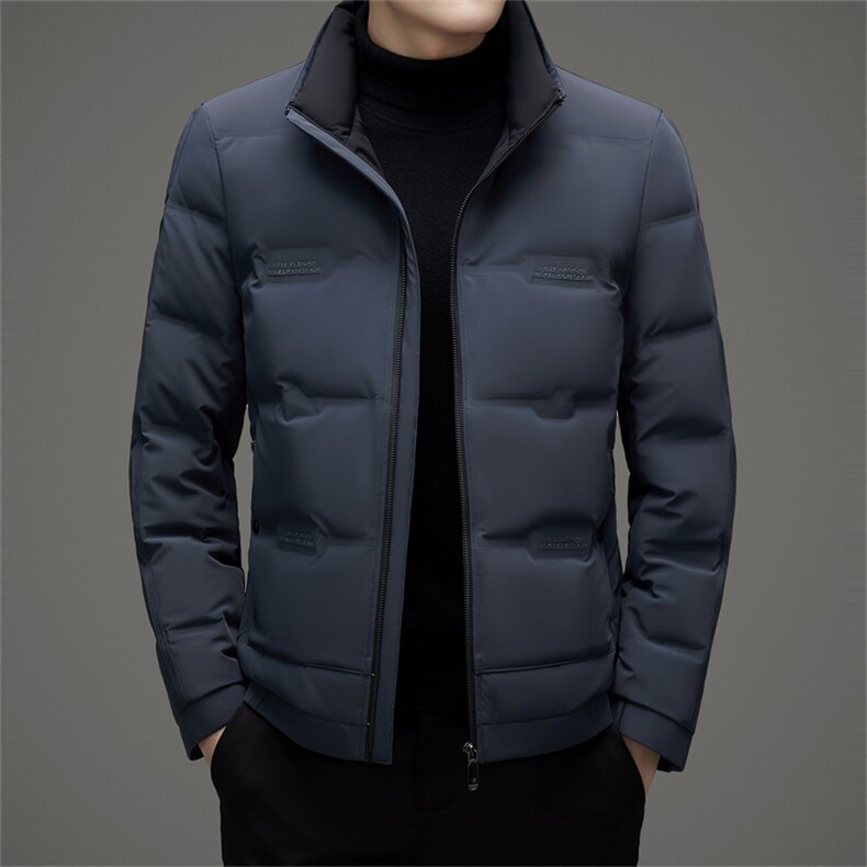 L735钱塘2020-2时尚休闲厚款百搭冬季简约中年男士羽绒服P215,男装羽绒服,钱塘207-2