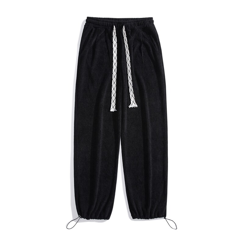 春季简约情侣ins直筒阔腿宽松休闲裤潮牌街头运动裤子K238P55控78,女装休闲裤,电商A140（原A102B-1）