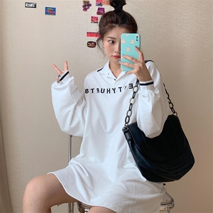 320克加绒大码宽松立领拉链卫衣女长袖oversize外套女E636-P40图片