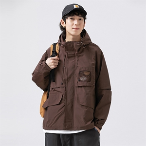 外27-2GANYOU日系纯色工装冲锋夹克JK57-P135图片