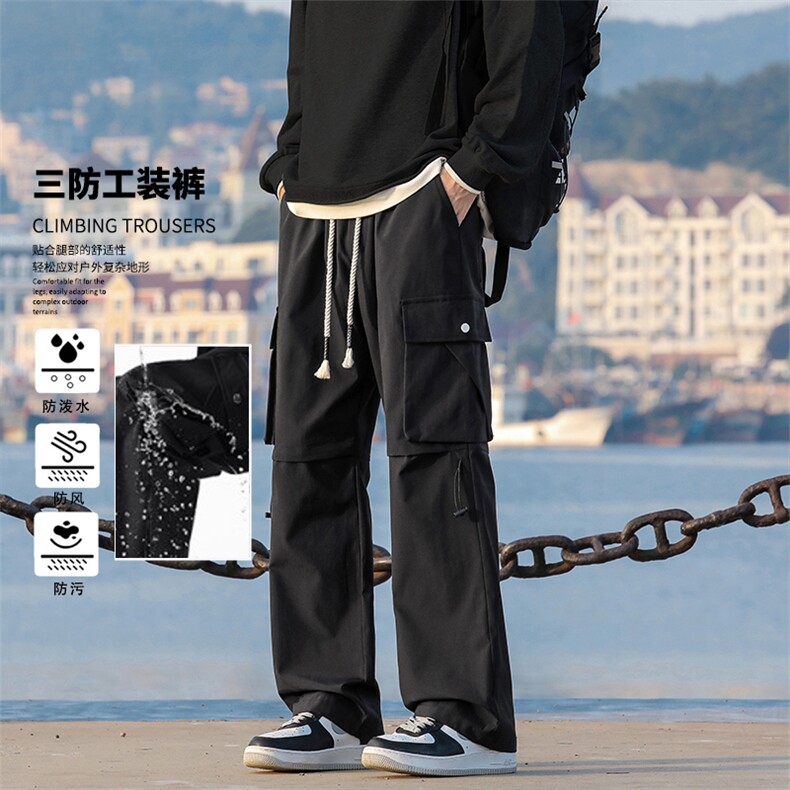 美式加绒加厚冲锋裤子男款防水登山裤男士休闲裤JRK720-特批-43,男装卫衣,星座718-1
