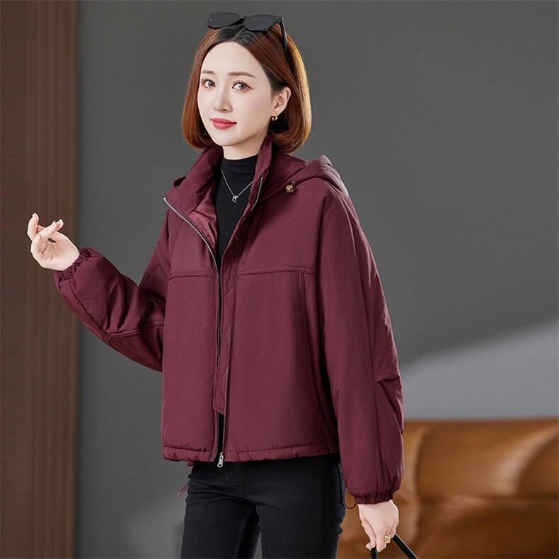 棉衣棉服女2024新款秋冬小个子休闲大码胖mm棉衣外套妈妈洋气,女装棉衣/棉服,丽影随形
