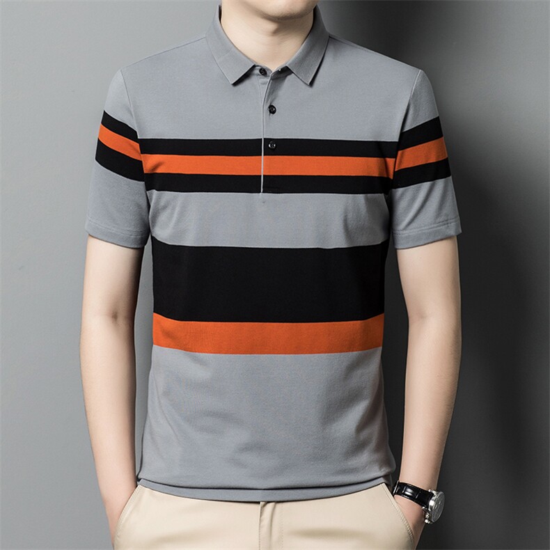 夏季polo衫男士时尚上衣翻领百搭商务宽松潮流T恤BLM36156-P70,男装Polo衫,星座1105-3