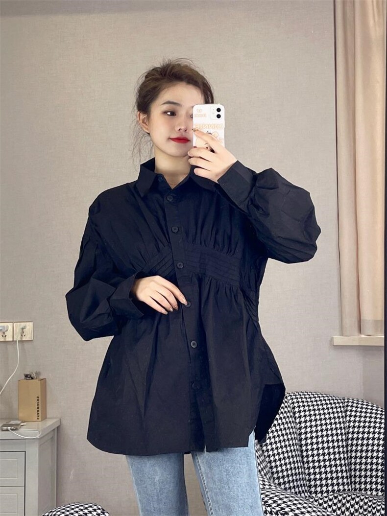 水洗衬衫，女装衬衫，戈朴