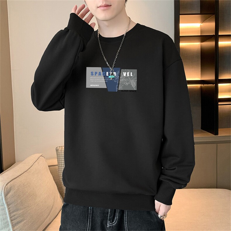 货源现货一件2025春秋男士印花圆领休闲卫衣大码F200,男装卫衣,星座1816-2（原1210–2）