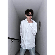 SC013LL-特P27dk制服衬衫男学院风情侣装纯色衬衣，男装衬衫，星座1007（原301D）