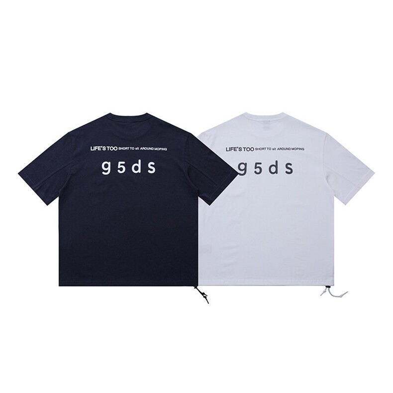 PL1265270克重磅背后英文印花T恤，男装T恤，电商基地S002