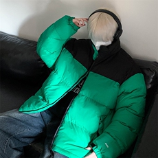 经典拼色加厚百搭棉衣外套冬季面包服2321特P90，男装棉衣，电商A309