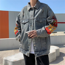 秋季刺绣牛仔外套J3322P65，男装夹克，星座1116-2