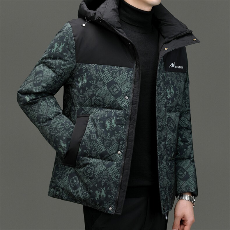 BN22753钱塘2020-2冬季时尚百搭厚款中年男士85鸭绒羽绒服P230,男装羽绒服,钱塘207-2