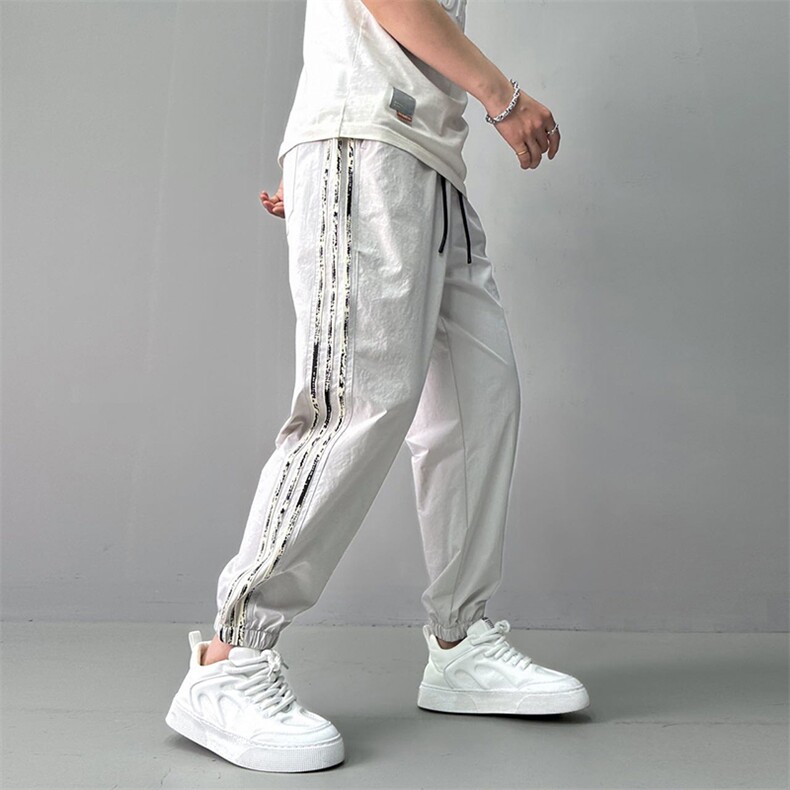 速干束脚工装长裤男三杠户外运动休闲裤A329-K23-P60,男装工装外套,电商A329