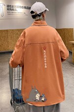 春季长袖衬衫男宽松港风衬衣男外套男CSCS269-P35，男装衬衫，电商B371