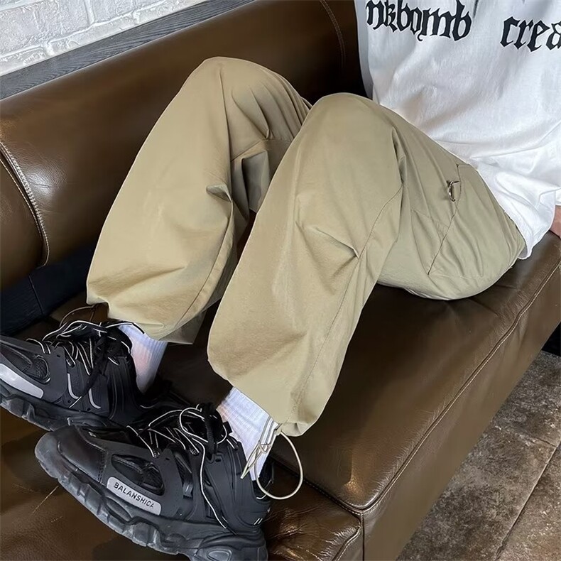 美式机能高街休闲裤冲锋裤子潮牌宽松直筒束脚长裤GK228-P38,男装休闲裤,星座1001-1